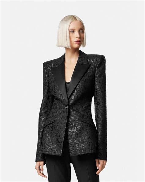 versace mantel damen|versace blazers for women.